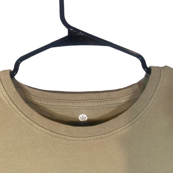 Jo Anne Olive Green Short Sleeve Aruba One Happy Island T-Shirt Women Sz L - Picture 5 of 7